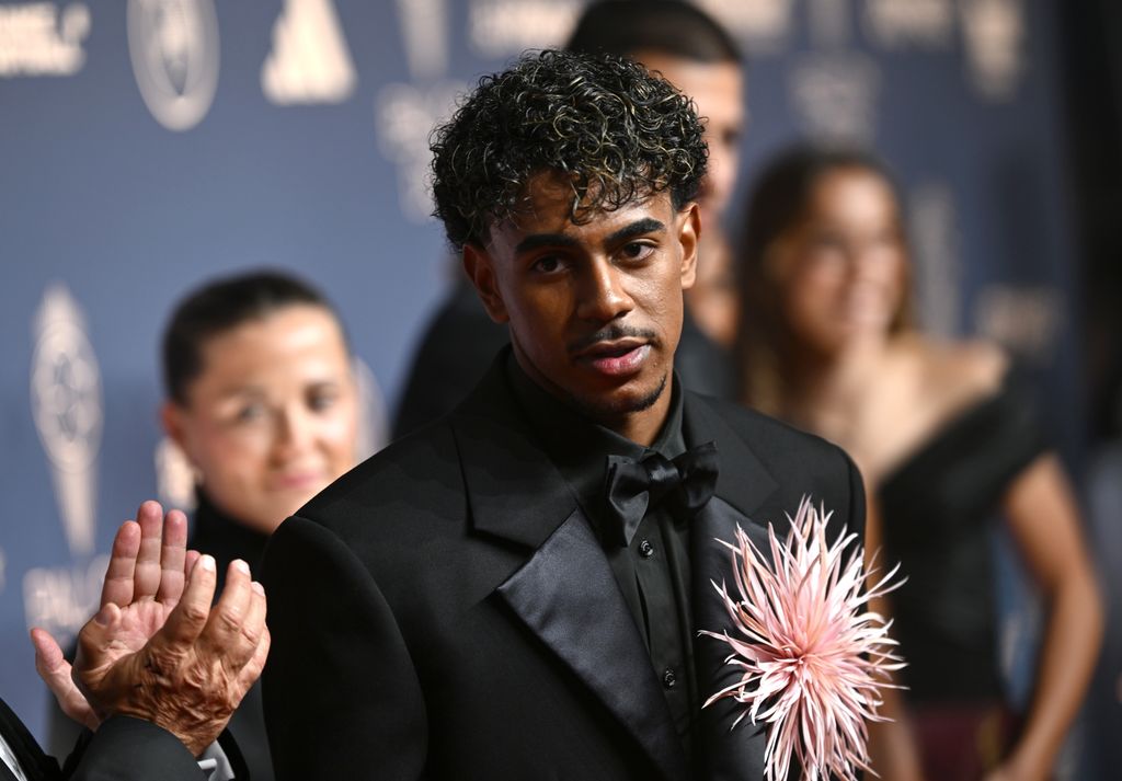 Lamine Yamal, durante la gala del Balón de Oro
