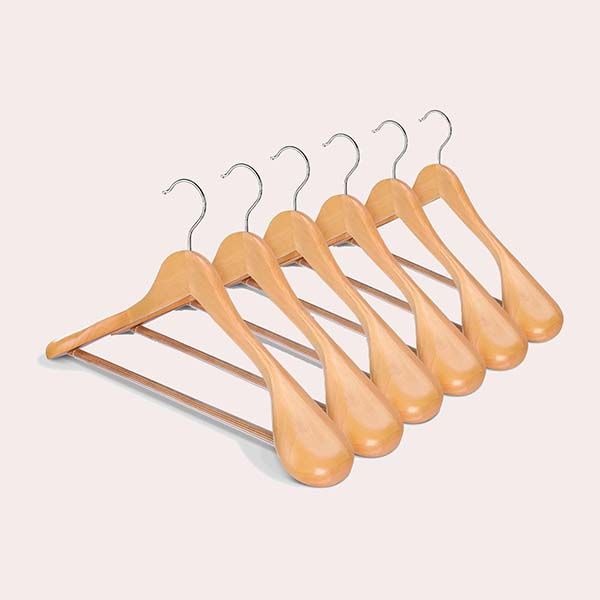 HOUSE DAY Perchas de Madera para Hombros Anchos