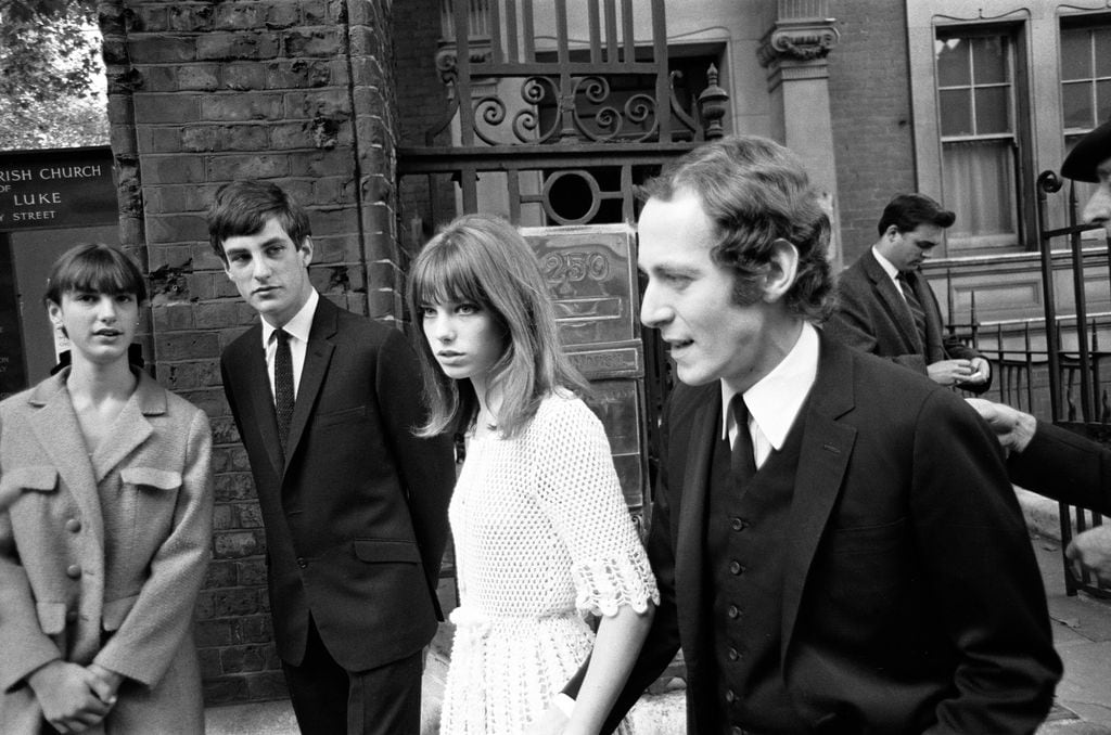Boda de Jane Birkin y John Barry