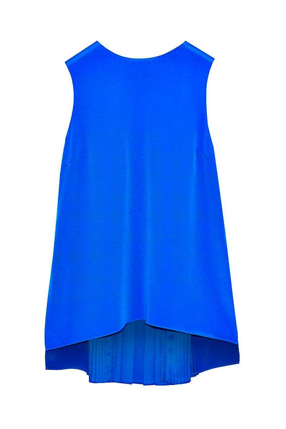 Top azul