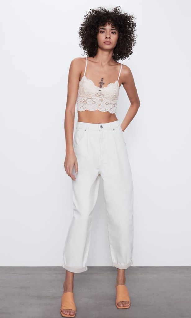 moda lencera para el verano zara
