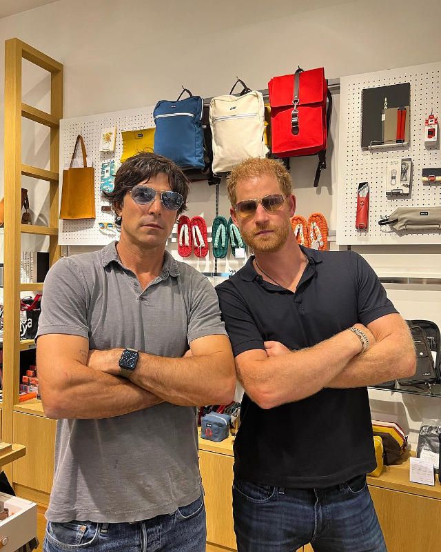 Principe Harry y Nacho Figueras