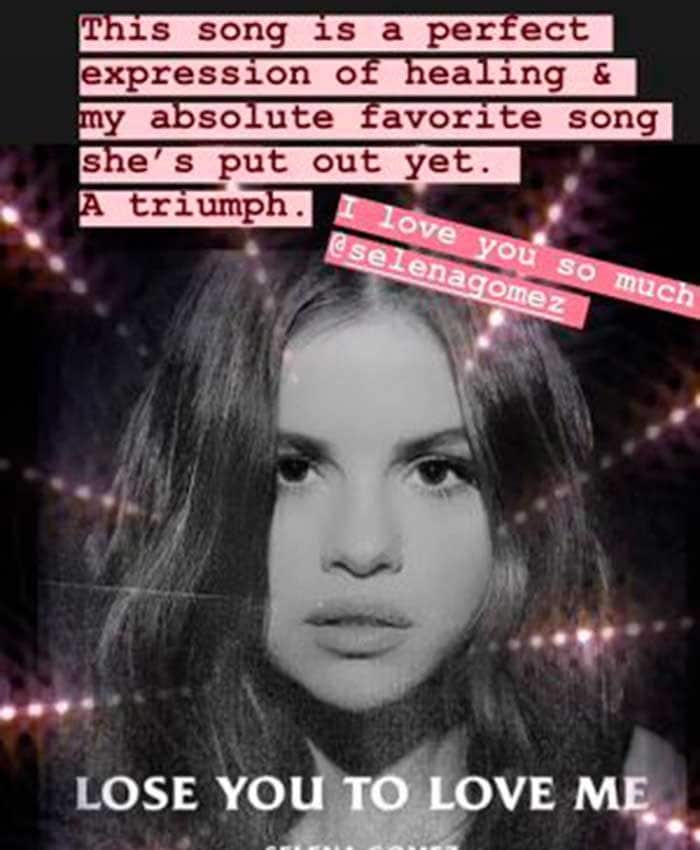 Taylor Swift opinó sobre el trabajo de Selena en las redes sociales