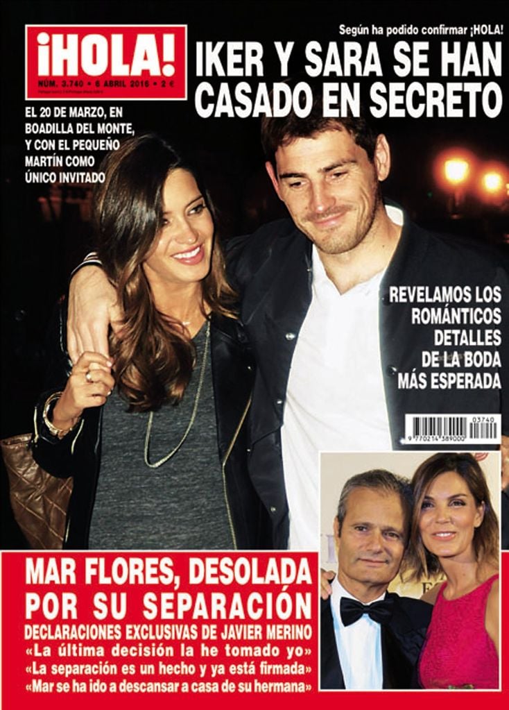 Portada Hola Sara Carbonero Iker Casillas