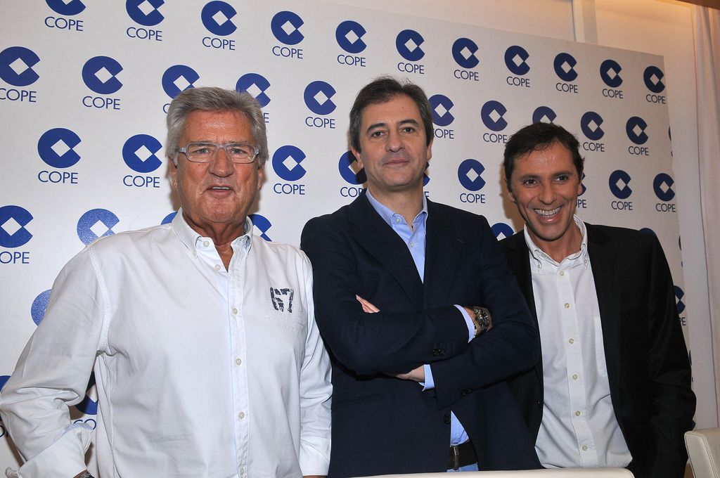 Domingo Castaño, Manolo Lama y Paco González en una imagen de archivo