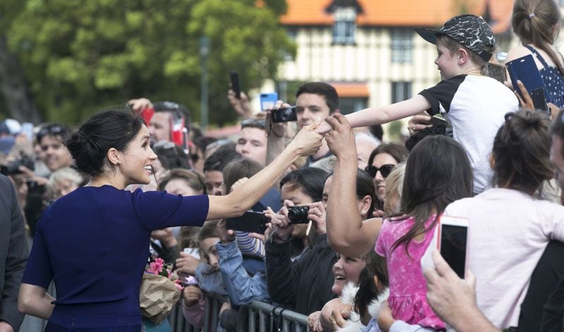 Meghan Markle en la gira por Australia