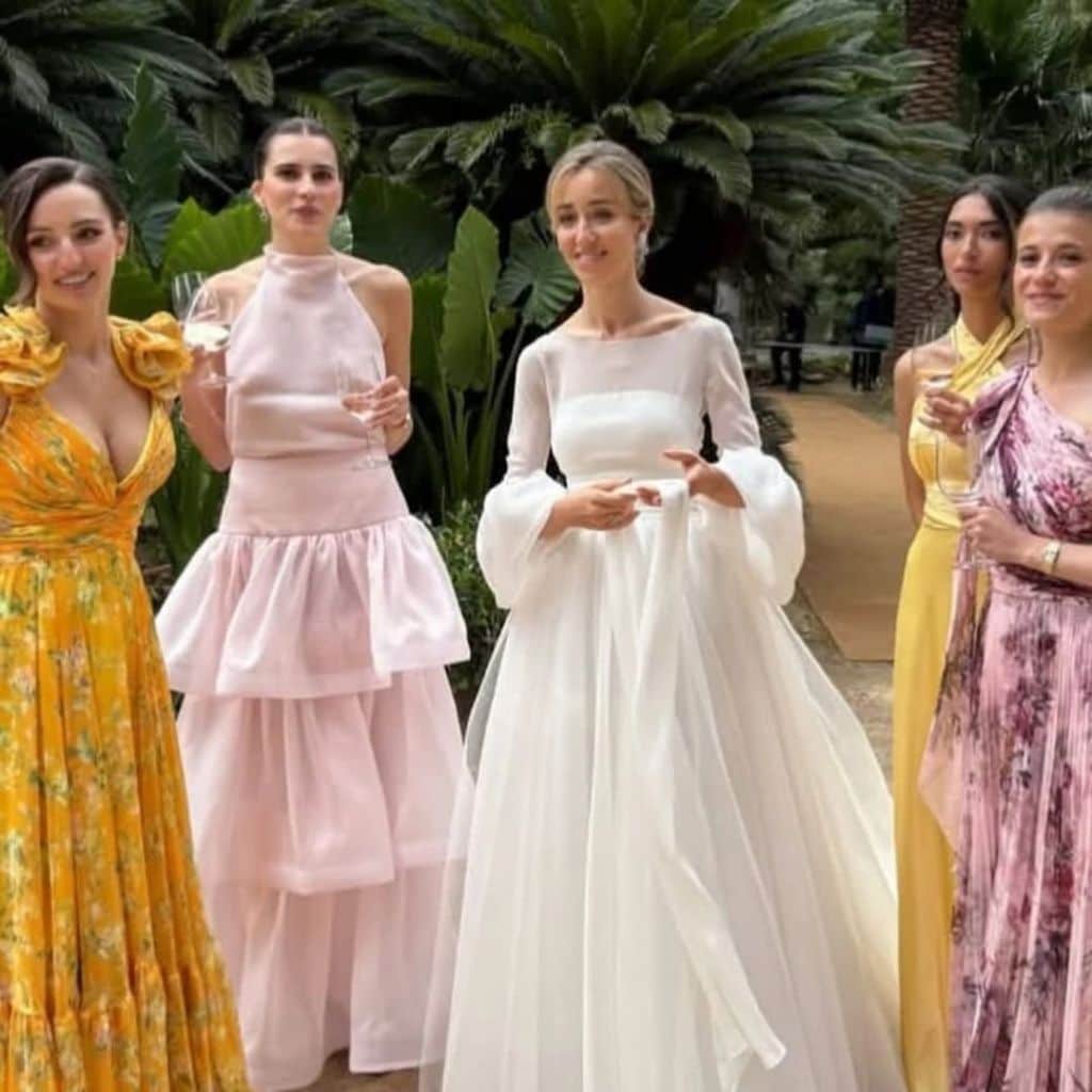 Boda Charlotte de Nassau (hija mayor del príncipe Robert de Luxemburgo, primo hermano del Gran Duque Enrique) y Mansour Shakarchi en Sicilia