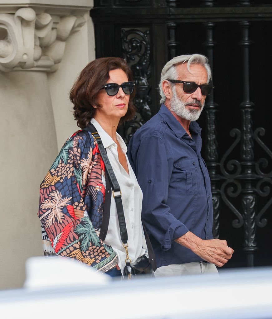Imanol Arias y Nélida Inés Grajales en Madrid a finales de 2024
