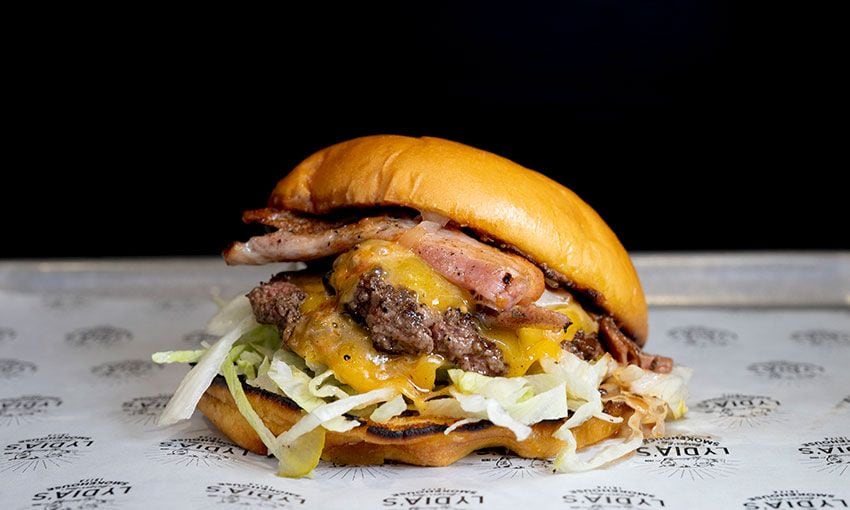 Hamburguesa de Lydias en Ibiza