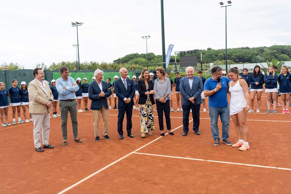Esther López es entrevistada por el director del Torneo, Juan Ramon Ruano