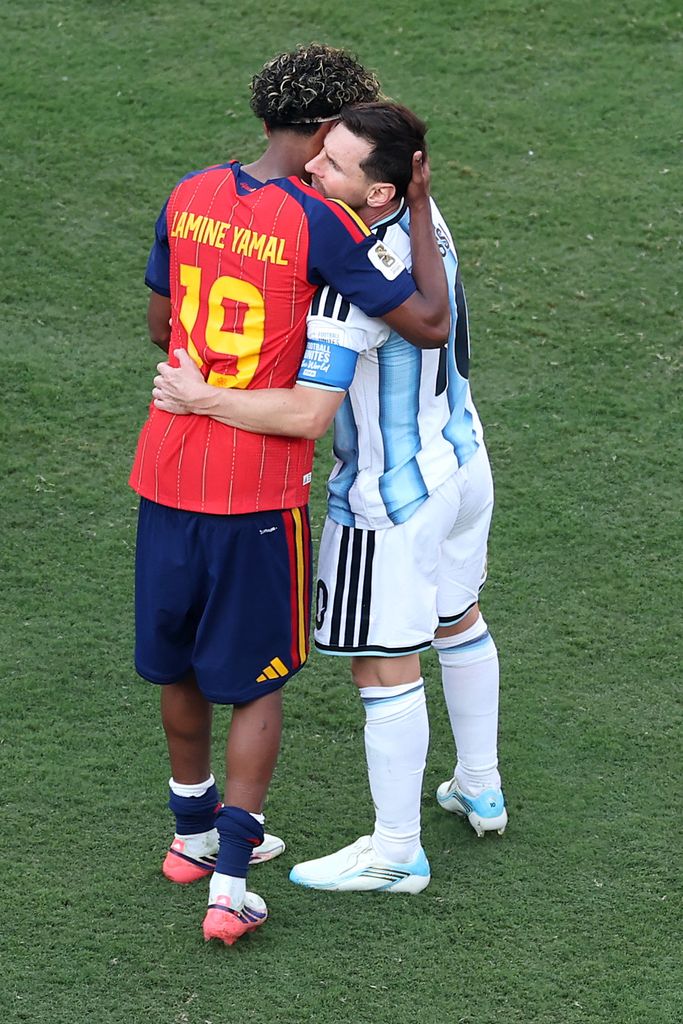 Lamine Yamal se despidió de Lionel Messi tras la final del Mundial 2026.
