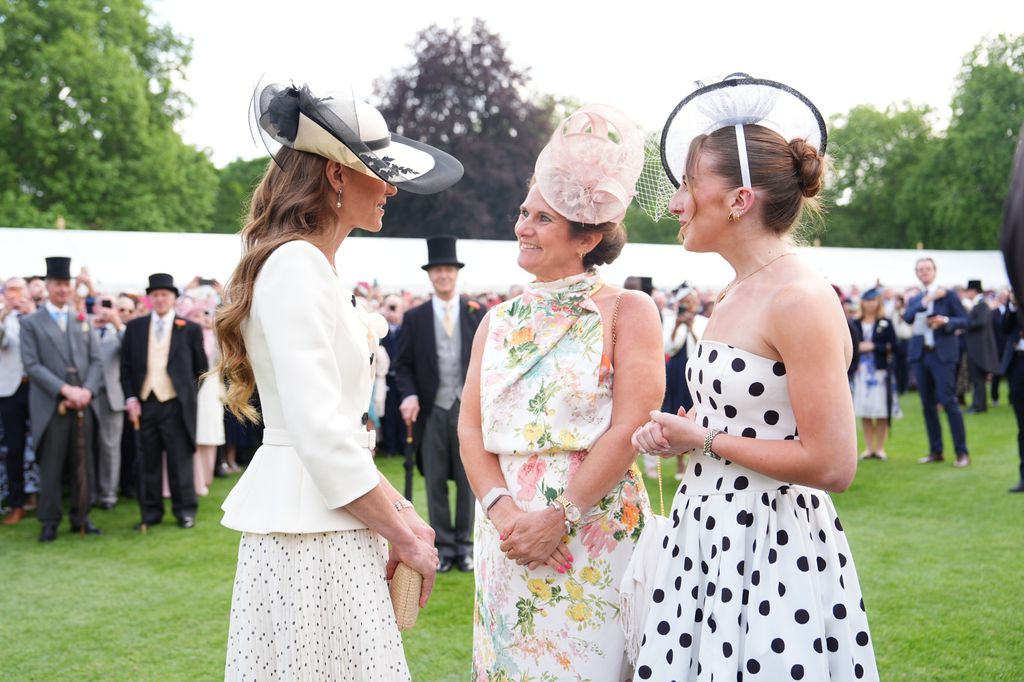 Este fue el encuentro entre la princesa de Gales y Rhian Mannings, que es posible que fuera acompañada por su hija