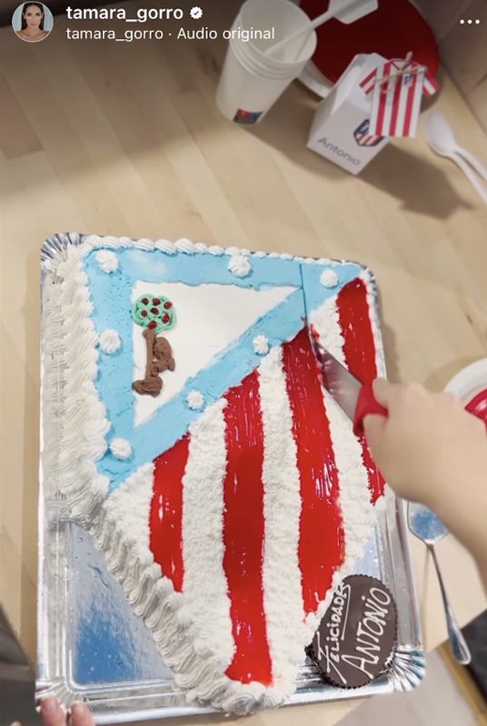 La tarta de cumpleaños del hijo de Tamara Gorro y Ezequiel Garay