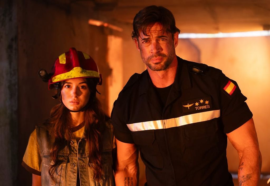 Primera imagen de 'Bajo un fuego' con William Levy y su hija Kailey