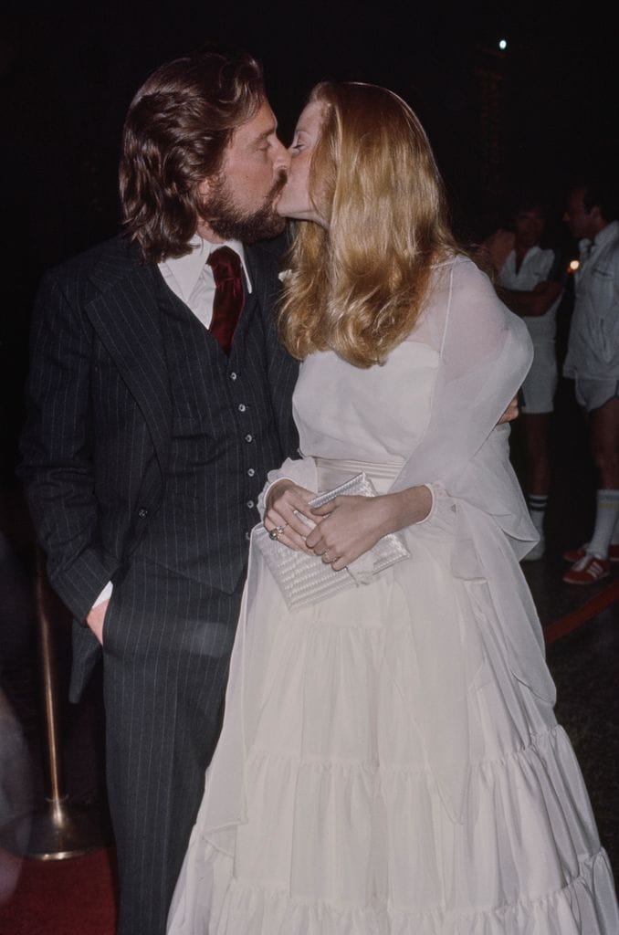 Michael Douglas y Diandra Douglas celebraron su boda en California, el 20 de marzo de 1977