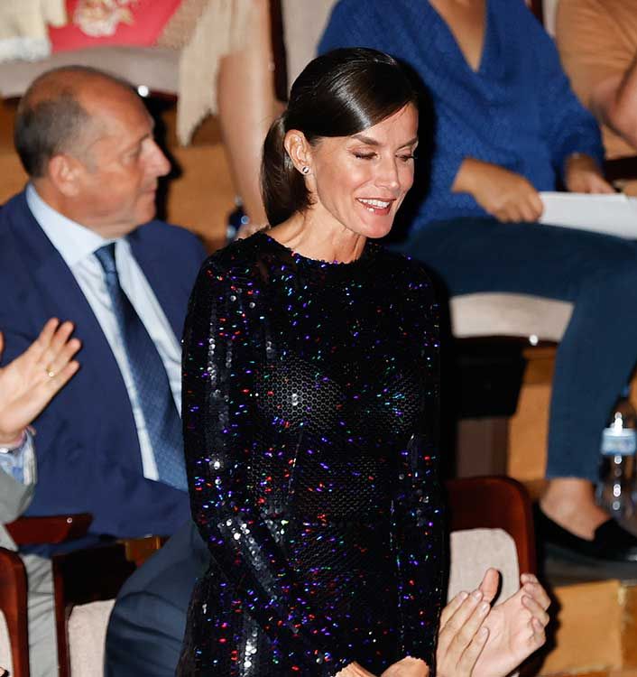 Doña Letizia en un acto solidario 