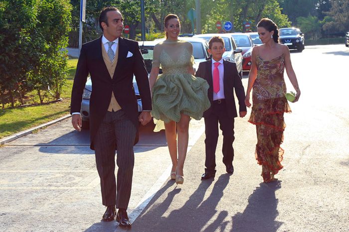 Rocío Carrasco y Fidel Albiac con David Flores