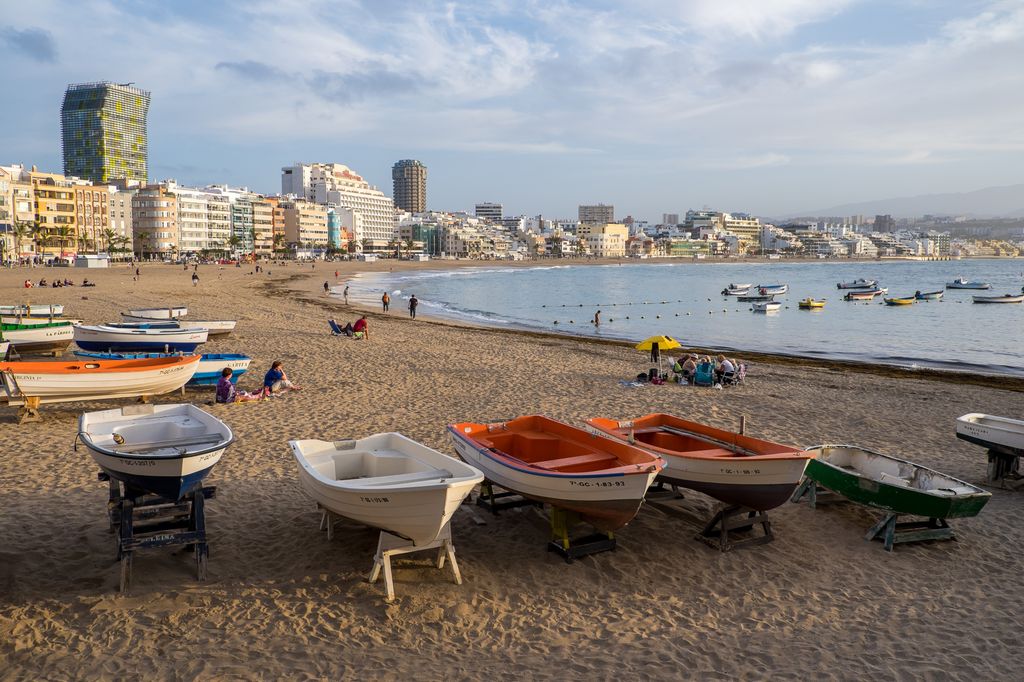 playa de Las Canteras, Las Palmas de Gran Canaria, 