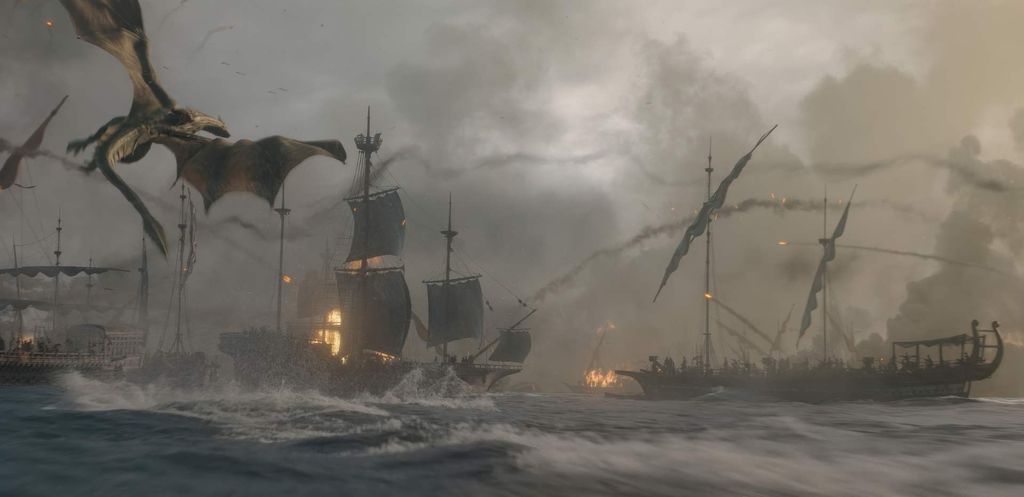 Una batalla por tierra, mar y aire que eleva la espectacularidad de la serie