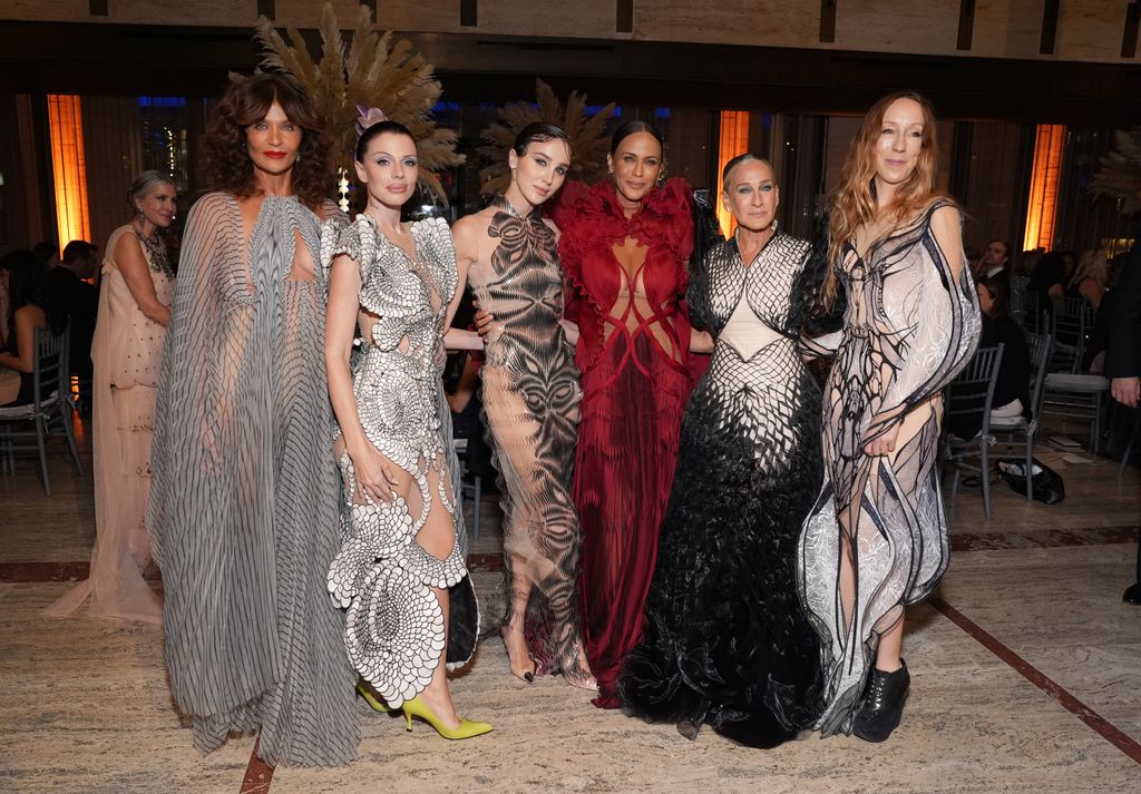 Invitadas a la Fashion Gala en el  The David H. Koch Theater en Nueva York.