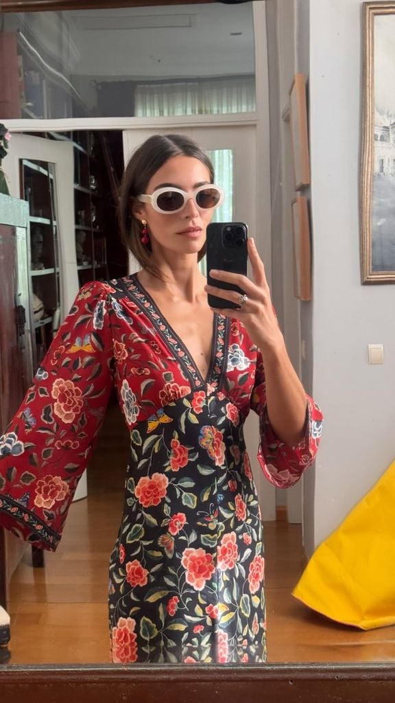 Rocío Crusset en la pedida de su hermano
