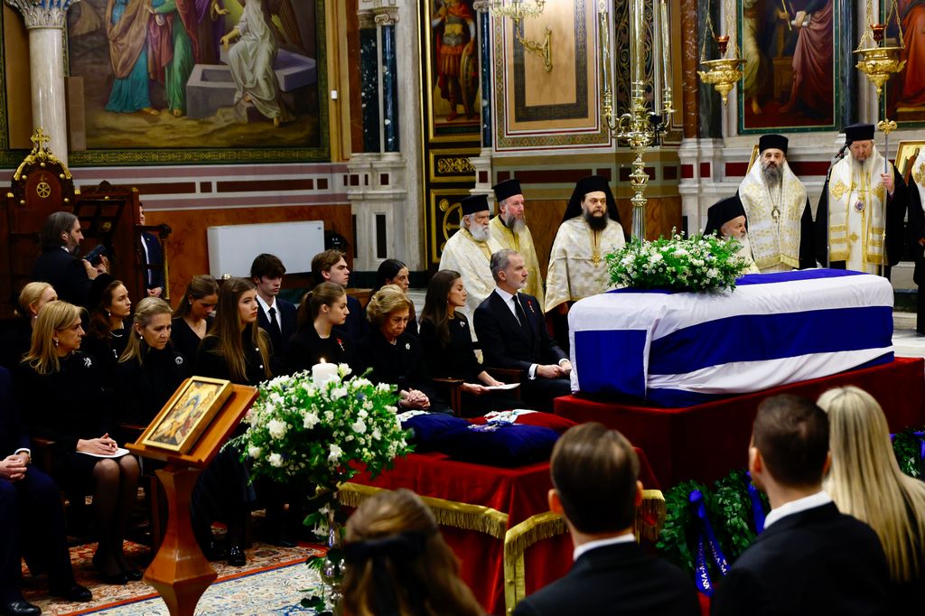 FUNERAL POR LA PRINCESA IRENE DE GRECIA EN ATENAS