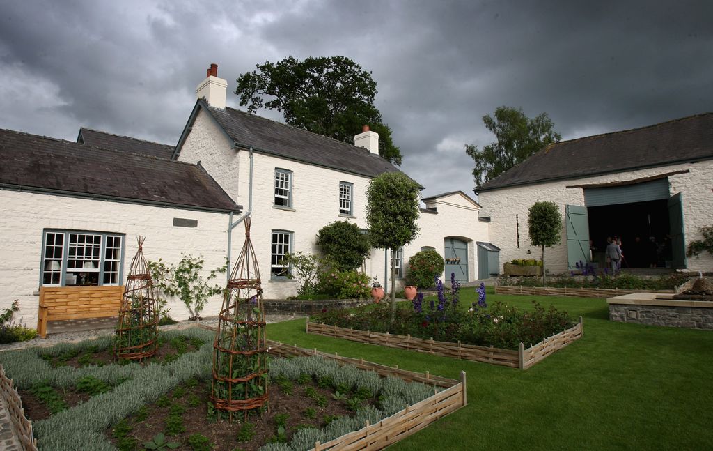 Casa de Llwynywermod en Gales del rey Carlos III 