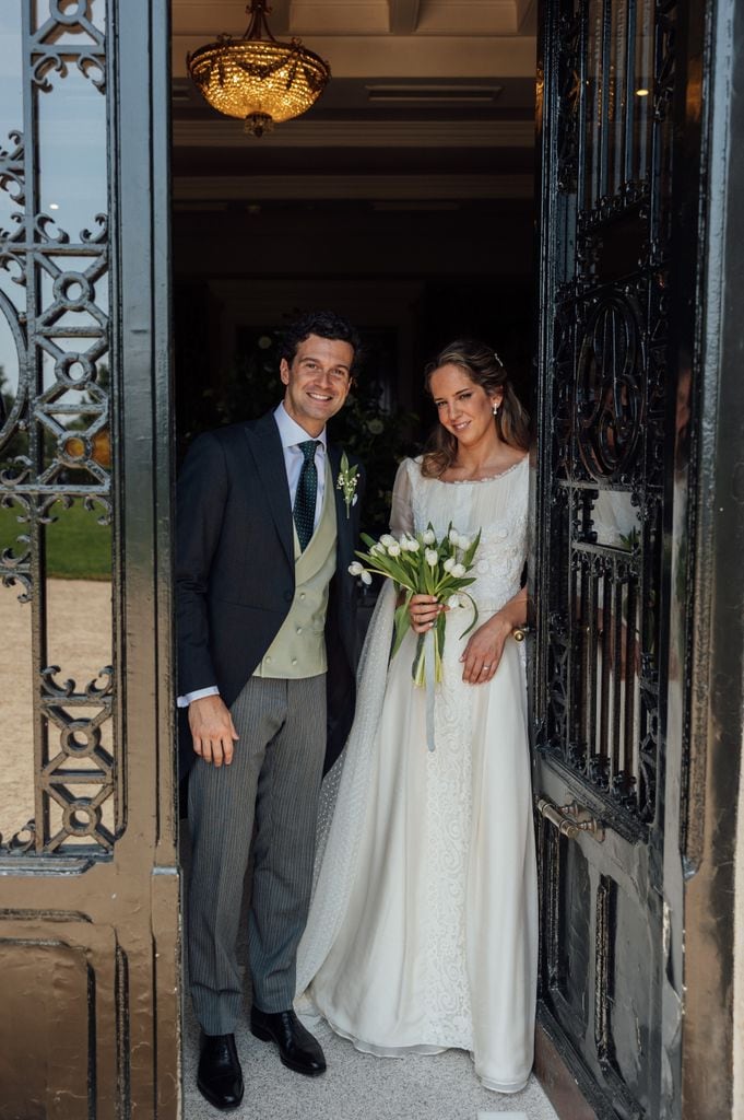 Boda de Lola con vestido de Eduardo Ladrón de Guevara Madrid