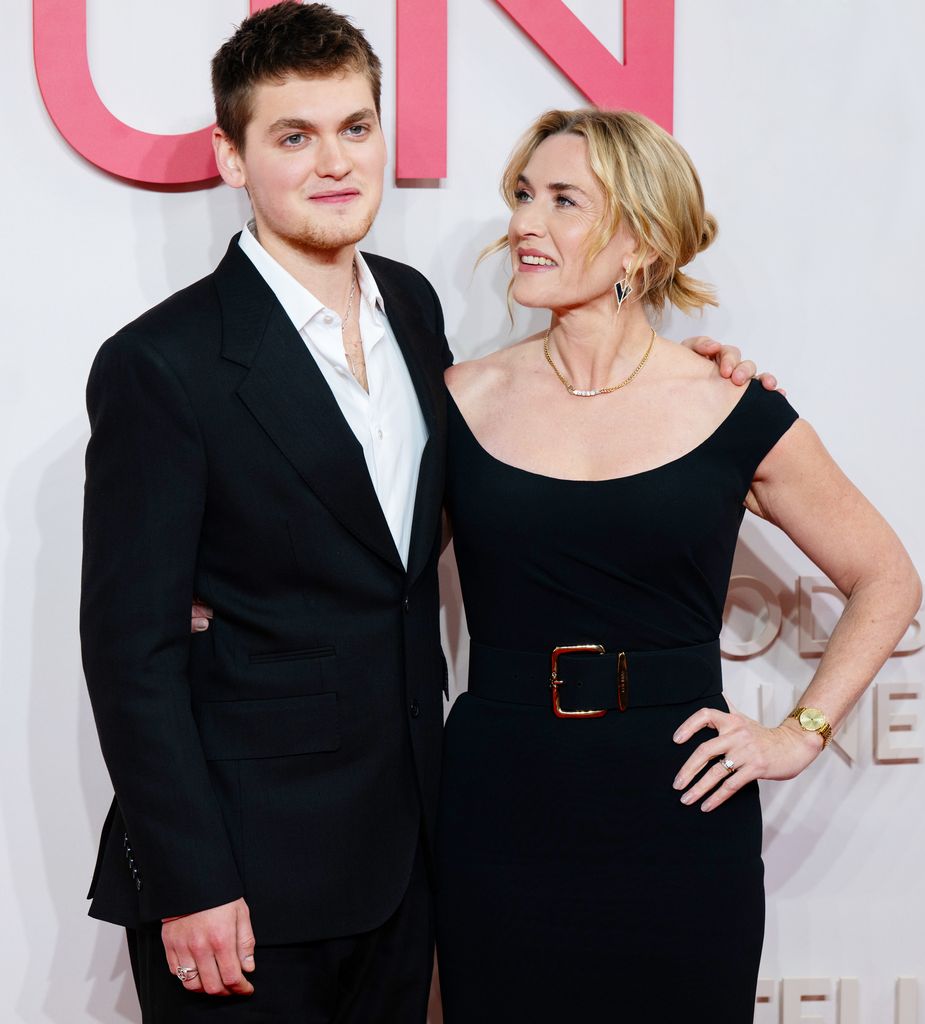 Kate Winslet y su hijo Joe Anders estrenan Goodbye June en Londres el 3 de diciembre de 2025