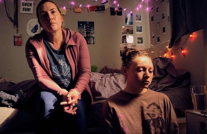 Mia Threapleton y Kate Winslet son dos actrices muy divertidas pero también muy profesionales