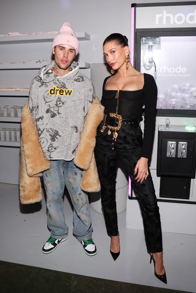 Justin y Hailey Bieber fueron captados en San Valentín