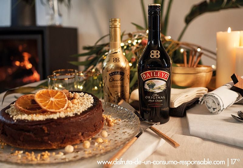 Tania Llasera prepara una tarta cheesecake con Baileys y chocolate