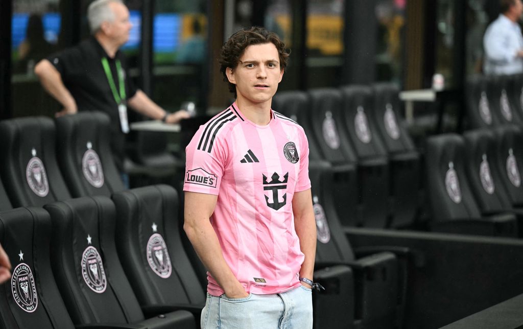 Tom Holland disfrutó del juego del Inter Miami desde un lugar privilegiado.