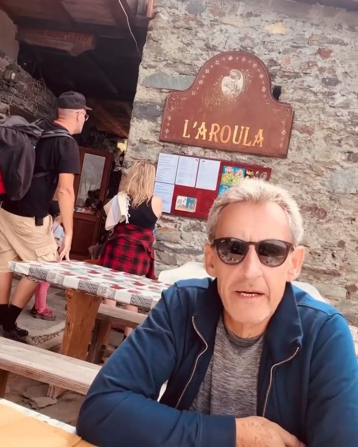 Carla Bruni y Nicolas Sarkozy, de vacaciones en los Alpes italianos