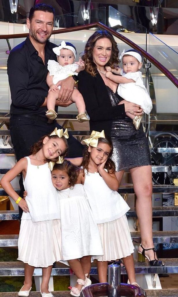 Jaky Bracamontes y su familia