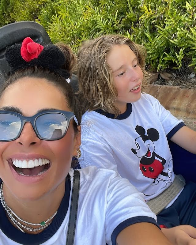 Galilea Montijo y su hijo Mateo