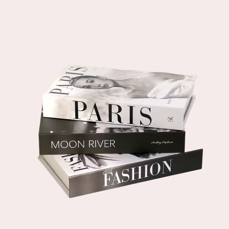 Set de 3 libros decorativos plegables de moda de AliExpress