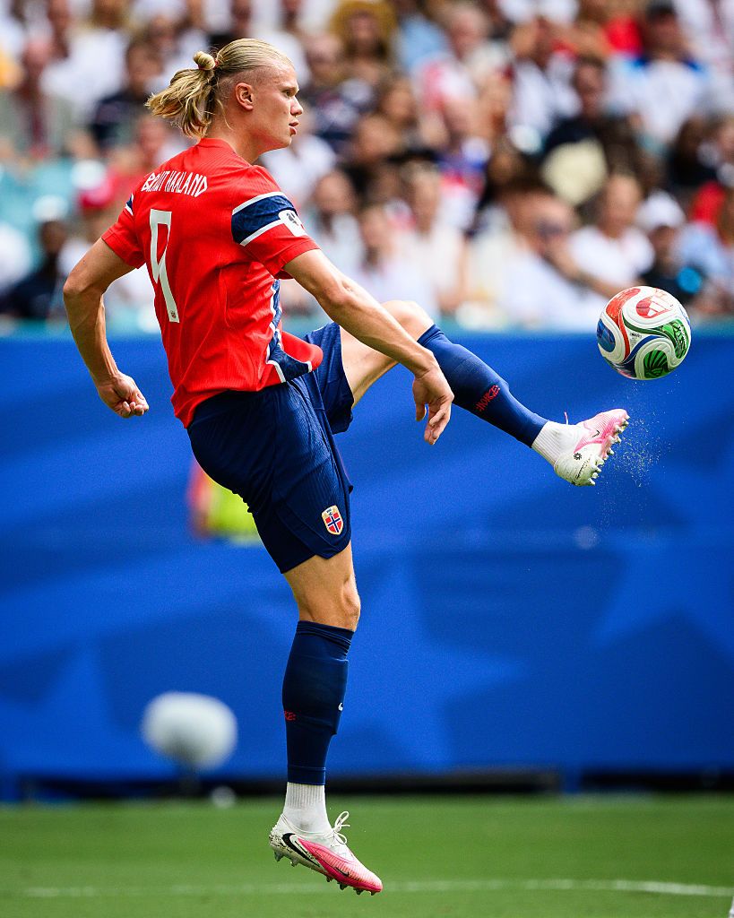 Erling Haaland en el partido de Noruega vs Inglaterra en Miami Gardens, el pasado 11 de julio de 2026. Florida.