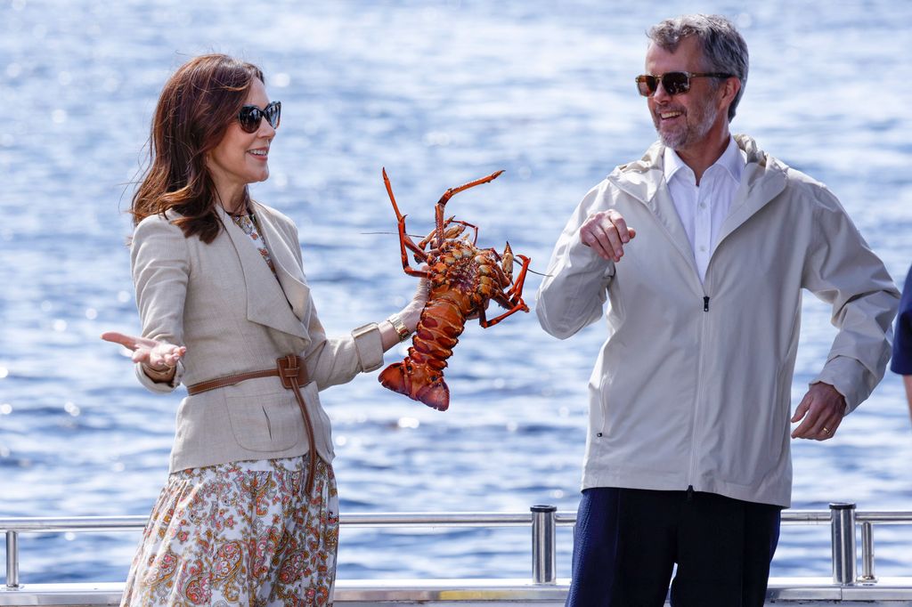 Los reyes Federico y Mary durante su viaje a Australia