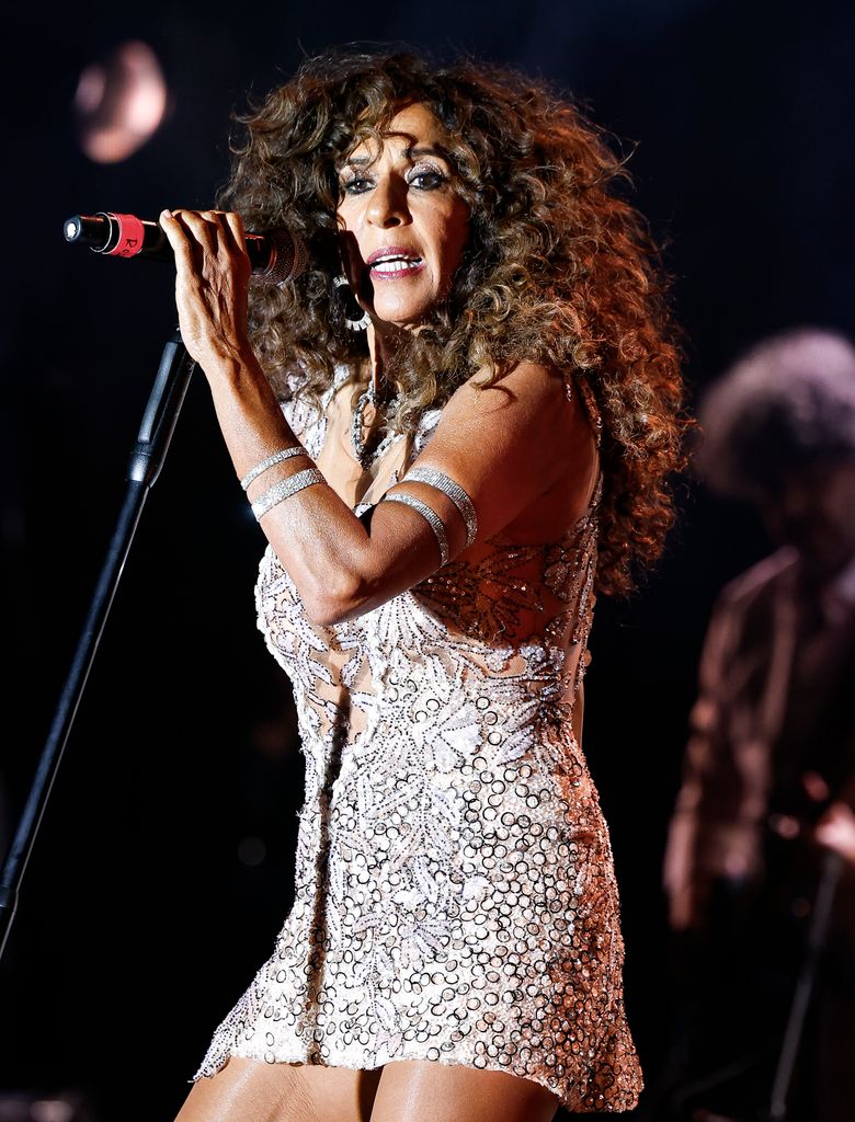 Singer Rosario performing at the Universal Music Festival in Madrid. 22 May 2025