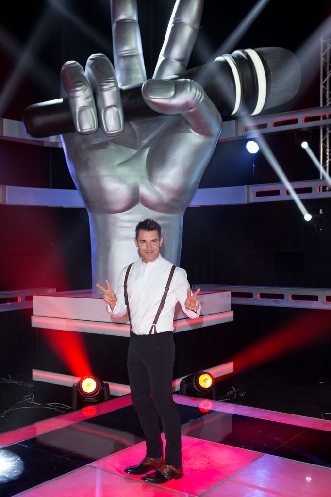 Jesús Vázquez, en enero de 2015 durante la presentación de 'La Voz'