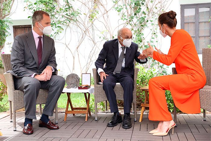 Los Reyes conversan con Francisco Brines, Premios Cervantes 2020