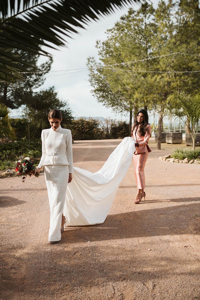 Novia viral Córdoba vestido de tweed de Rafa Valverde