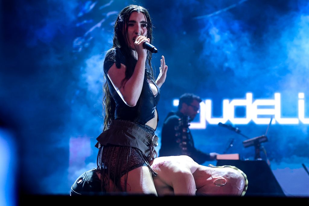 Judeline durante su actuación en Coachella