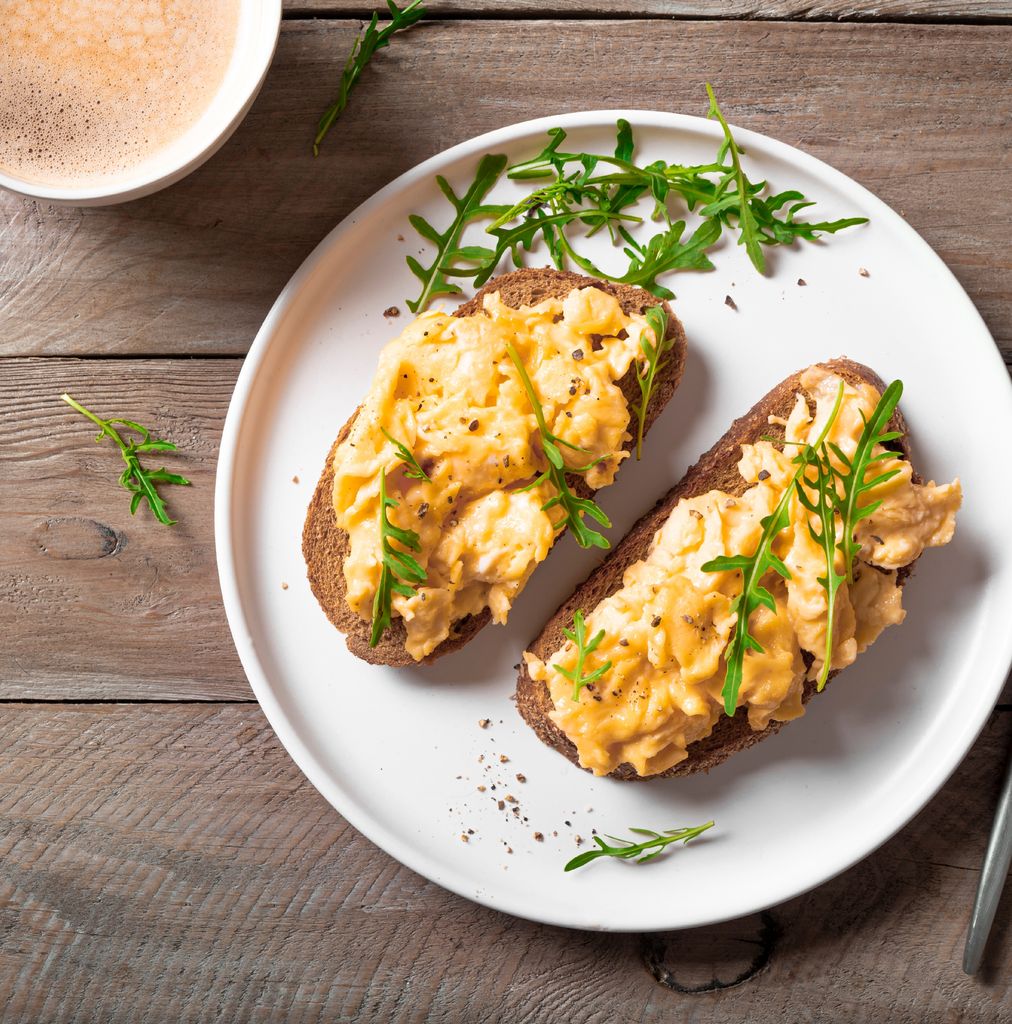 El huevo, ingrediente ideal para desayunos saludables.