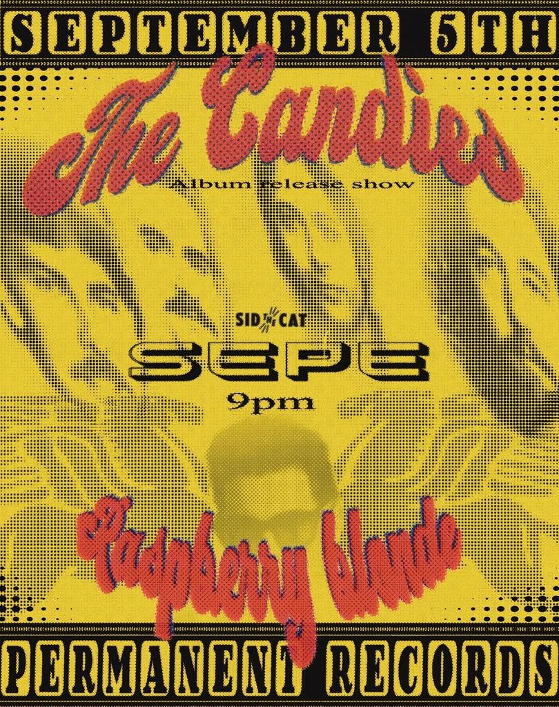 Dylan Brosnan toca la guitarra en el grupo Raspberry Blonde