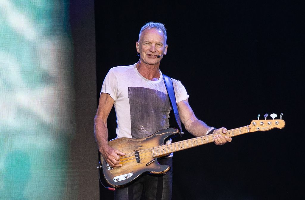 CARDIFF, WALES - JUNE 28: Sting performs onstage during a concert at Cardiff Castle on June 28, 2025 in Cardiff, Wales. (Photo by Maxine Howells/Getty Images)