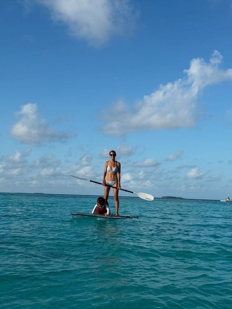 La maleta de Ana Boyer en sus impresionantes vacaciones en Maldivas
