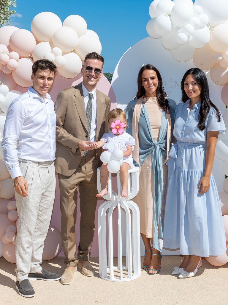 El bautizo de Constance, la hija pequeña de Louis y Marie Ducruet