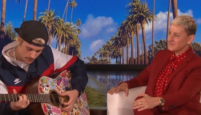 Justin Bieber y Ellen DeGeneres
